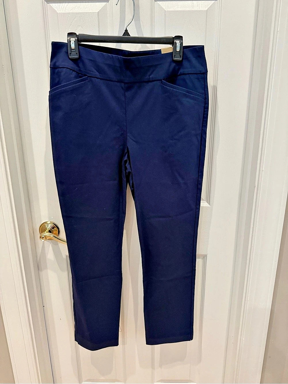 Chico's Perfect Stretch Josie Slim Ankle Slim Ankle Pants in Blue Size 1.5 NWT